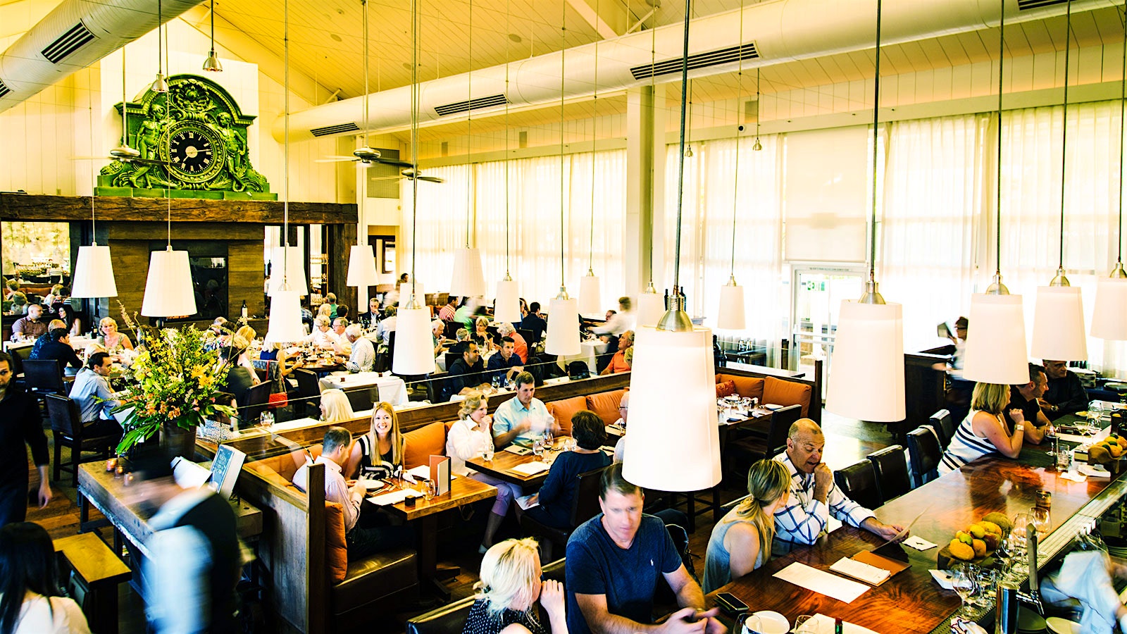 Dining room at Press Restaurant